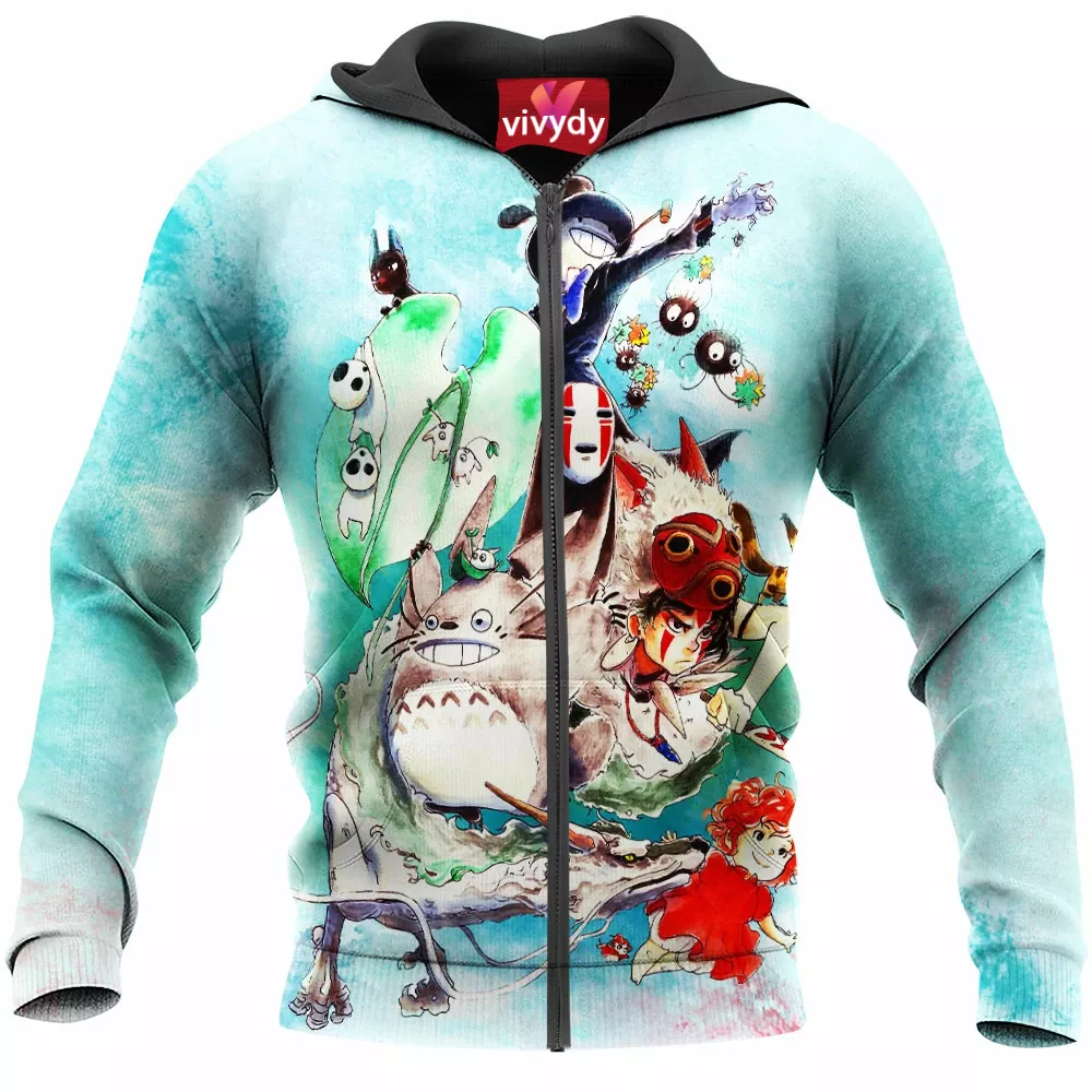 Ghibli Zip Hoodie