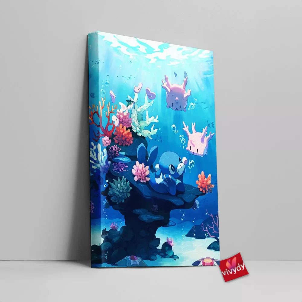 Popplio Canvas Wall Art