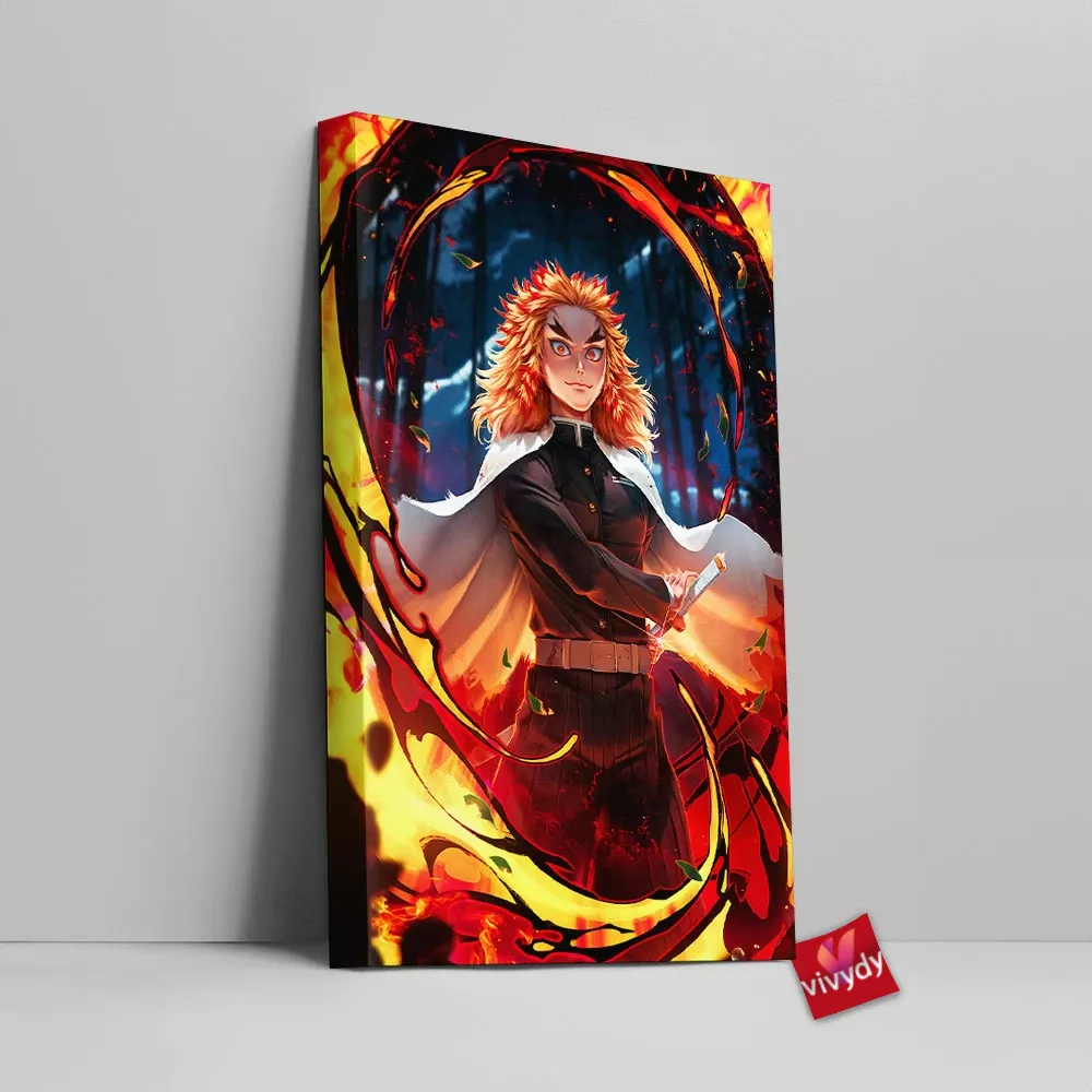 Rengoku Canvas Wall Art