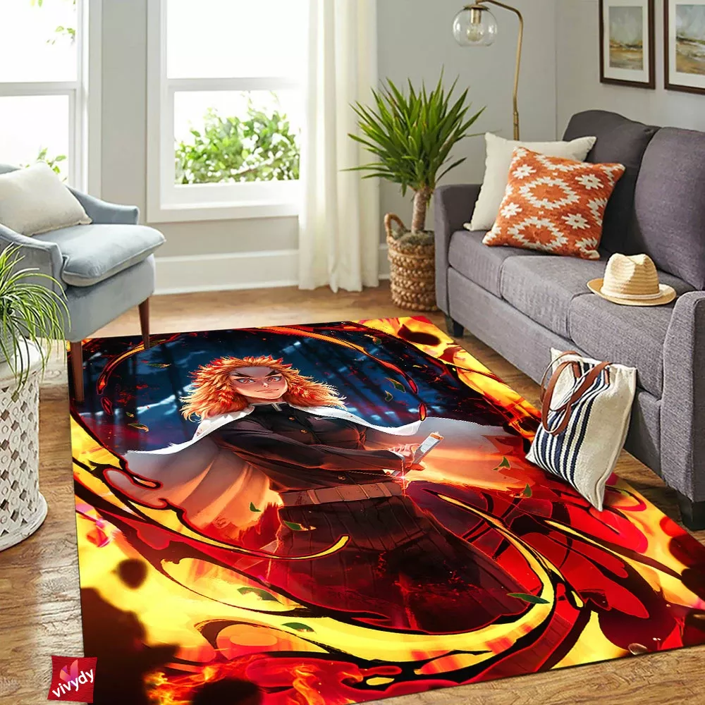 Rengoku Rectangle Rug