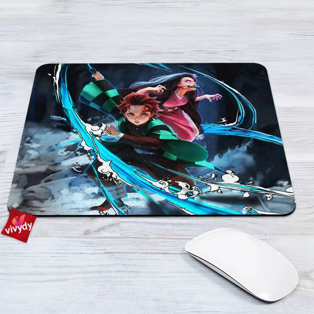 Tanjiro And Nezuko Mouse Pad