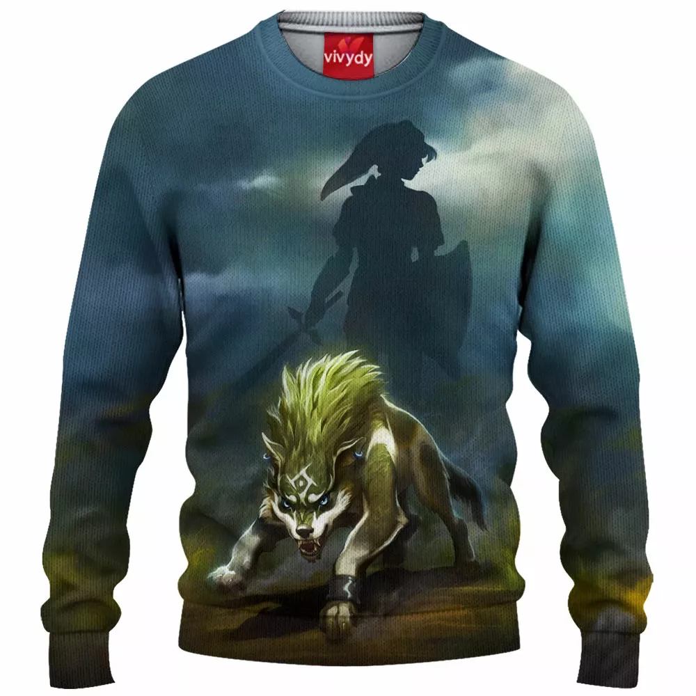 Wolf Link Knitted Sweater