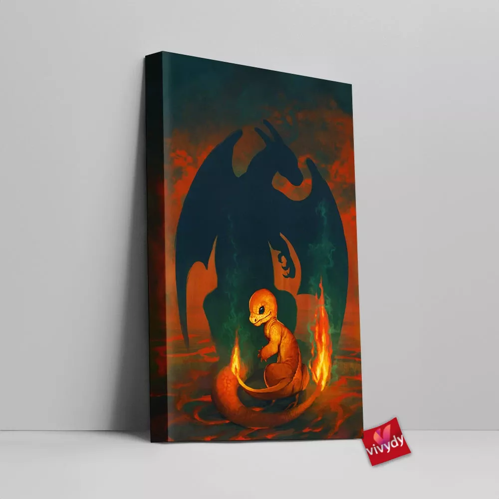 Charmander Canvas Wall Art