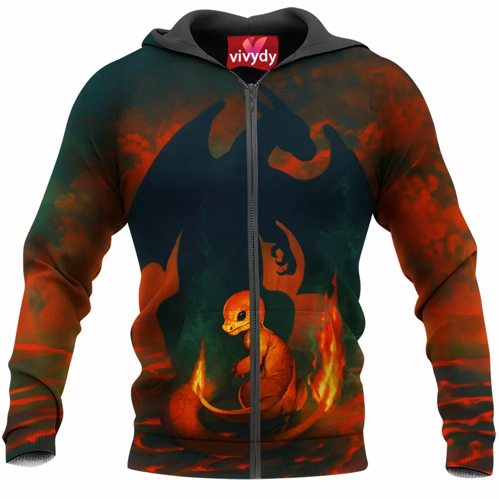 Charmander Zip Hoodie