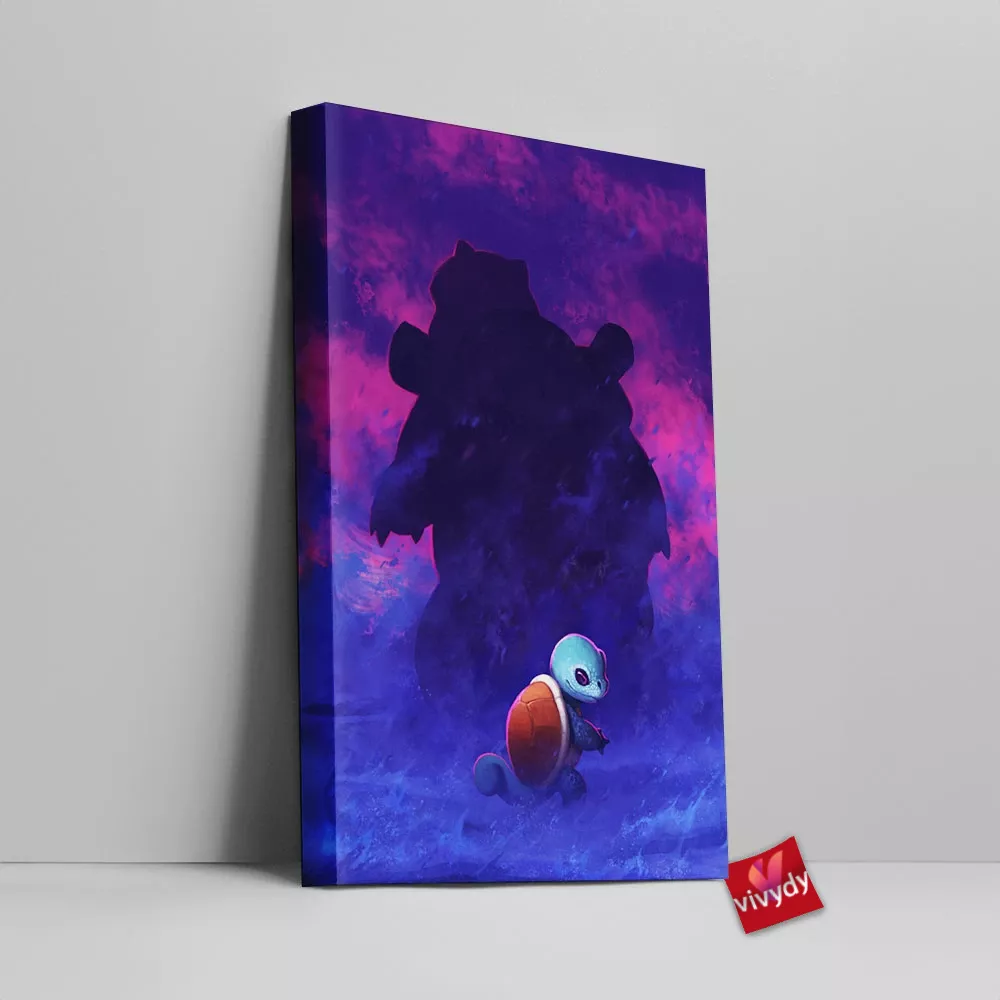 Squirtle Canvas Wall Art