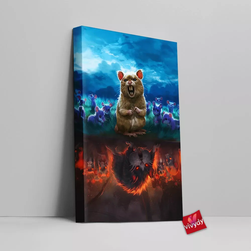 Raticate Canvas Wall Art