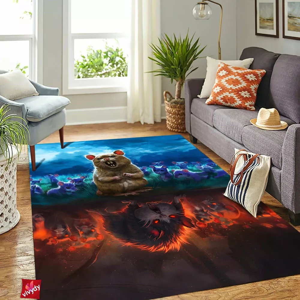 Raticate Rectangle Rug