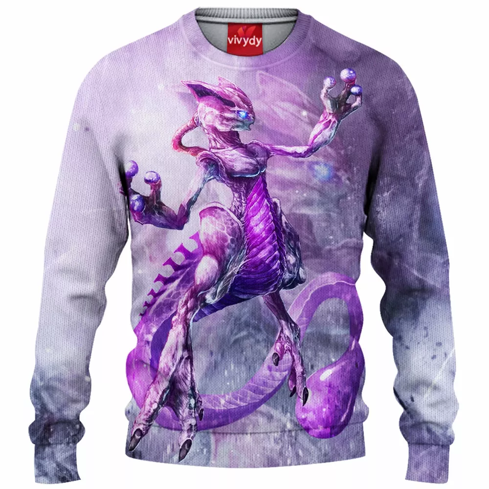 Mystic Mewtwo Knitted Sweater