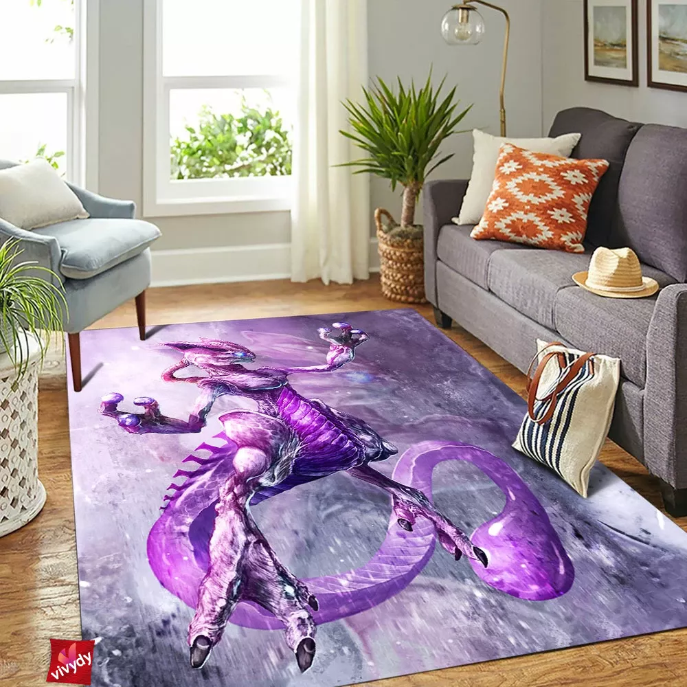 Mystic Mewtwo Rectangle Rug