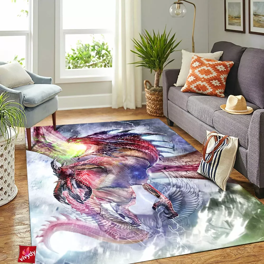 Storm Dragon Rectangle Rug