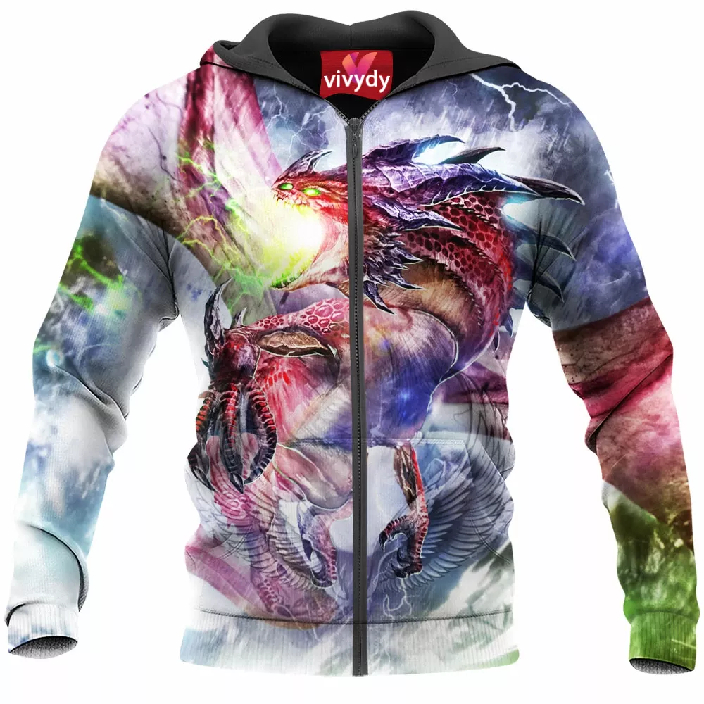 Storm Dragon Zip Hoodie