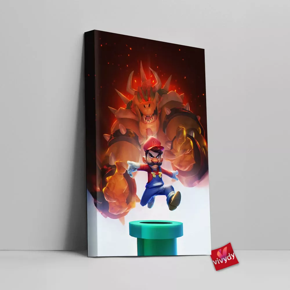 Super Mario Canvas Wall Art