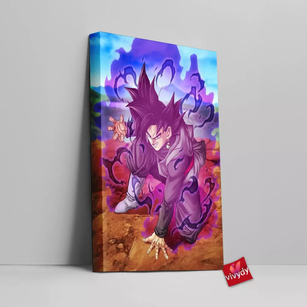 Black Goku Canvas Wall Art