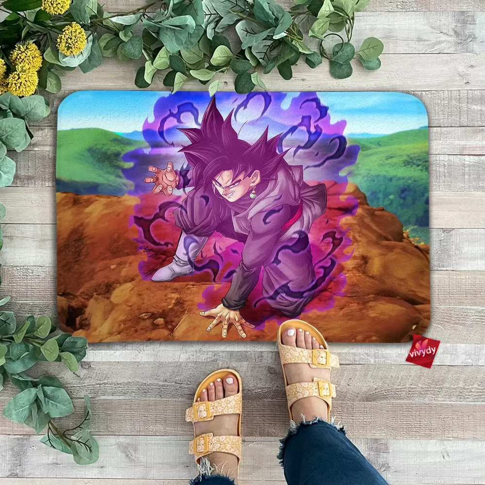 Black Goku Doormat