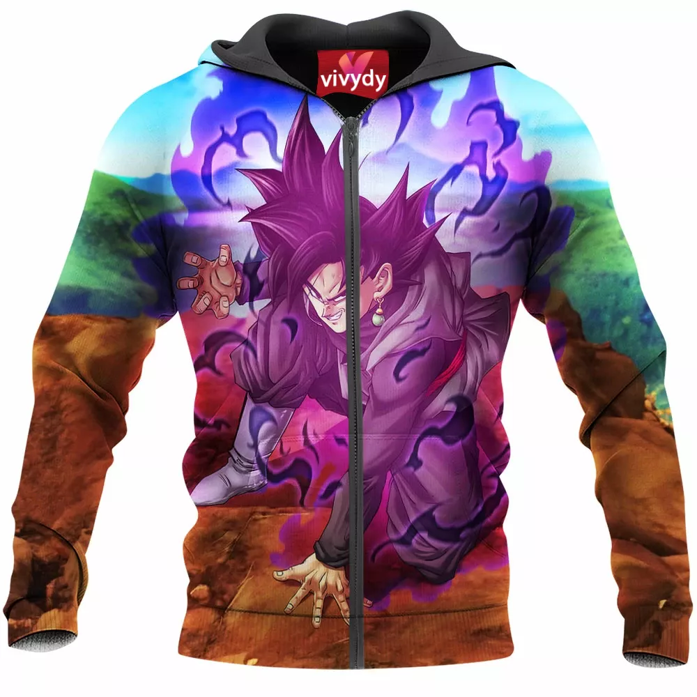 Black Goku Zip Hoodie