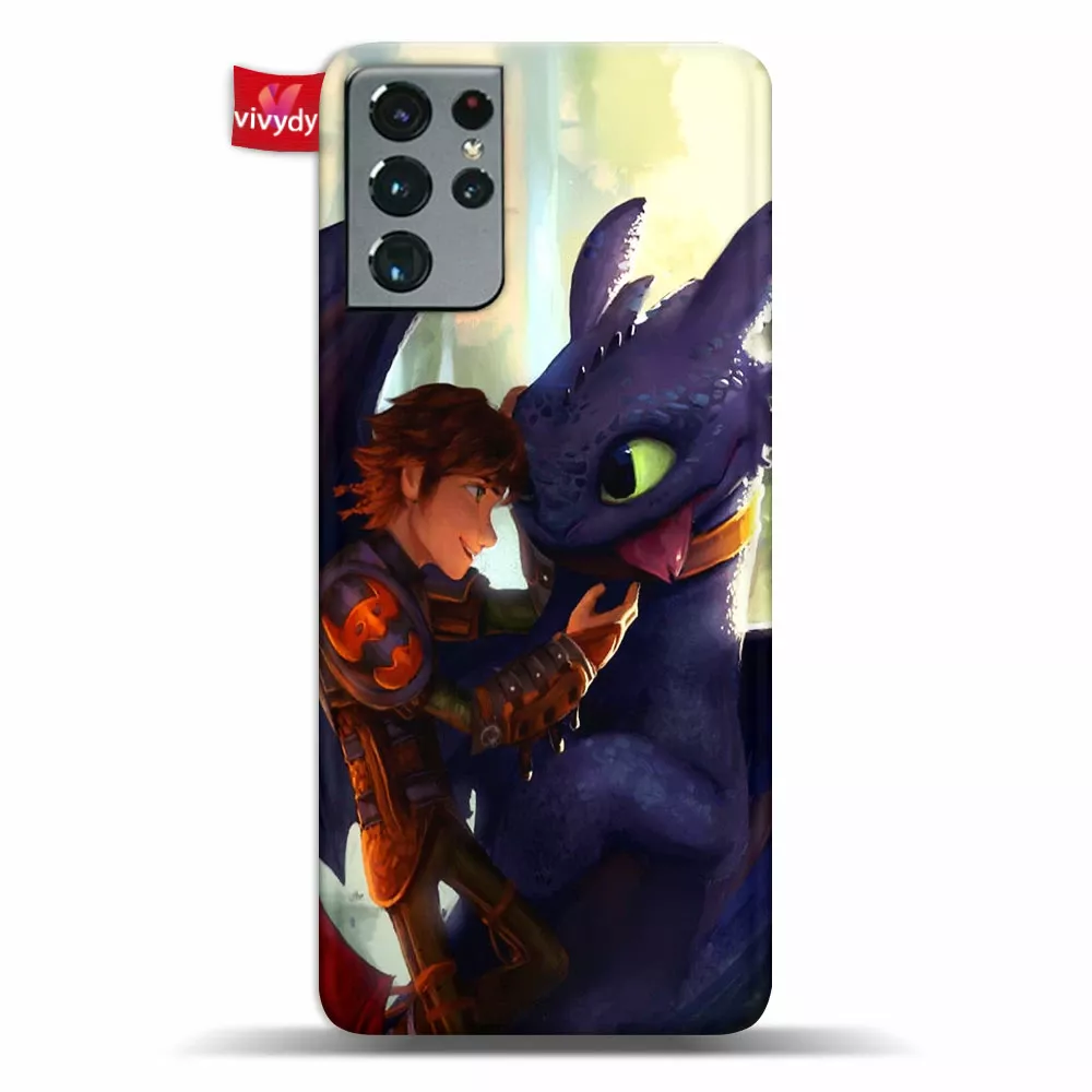 Hiccup And Toothless Phone Case Samsung