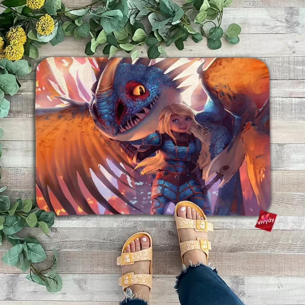 Astrid And Stormfly Doormat