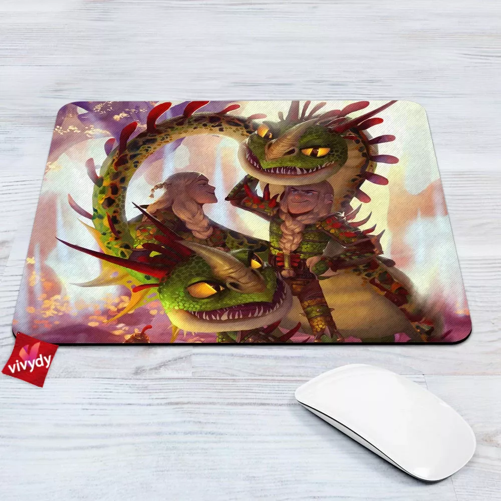 The Twins How To Train Your Dragon Mouse Pad