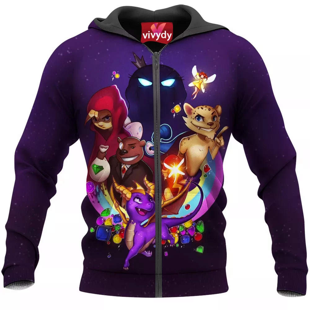 Spyro Year Of The Dragon Zip Hoodie