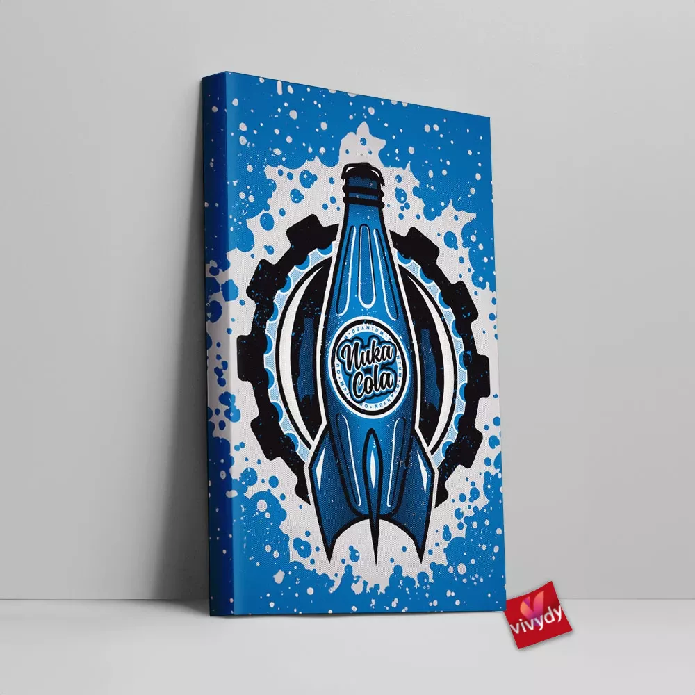 Nuka Cola Quantum Fallout Canvas Wall Art