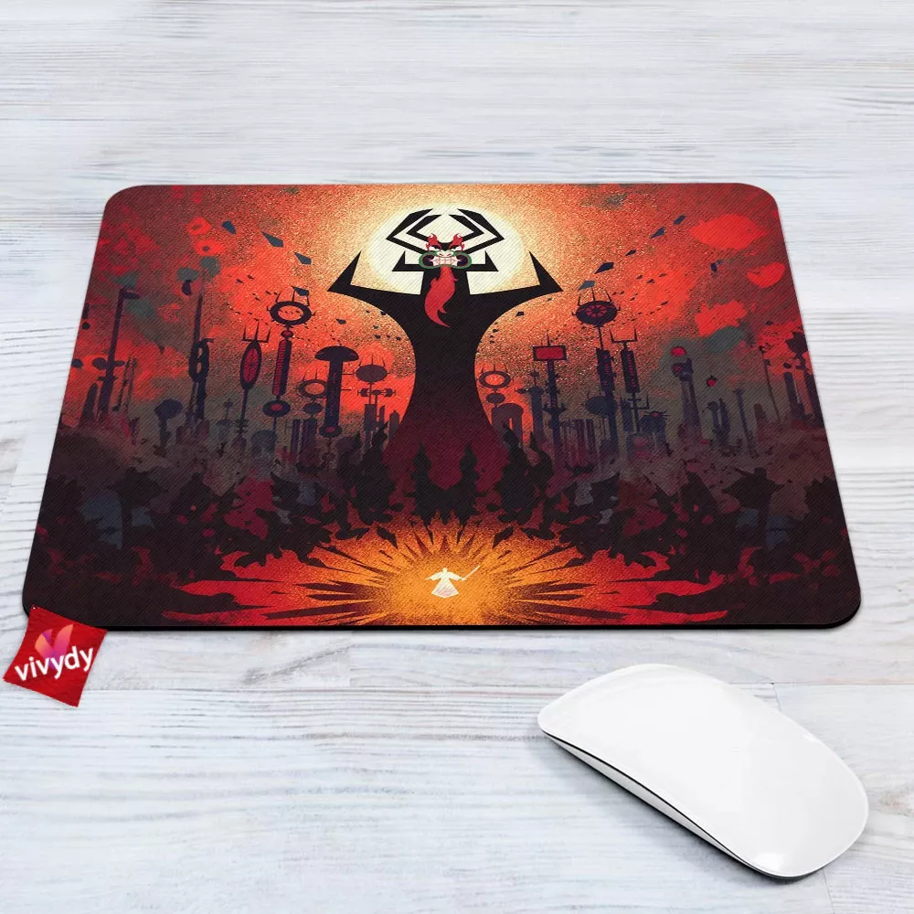 Samurai Jack And Aku Mouse Pad