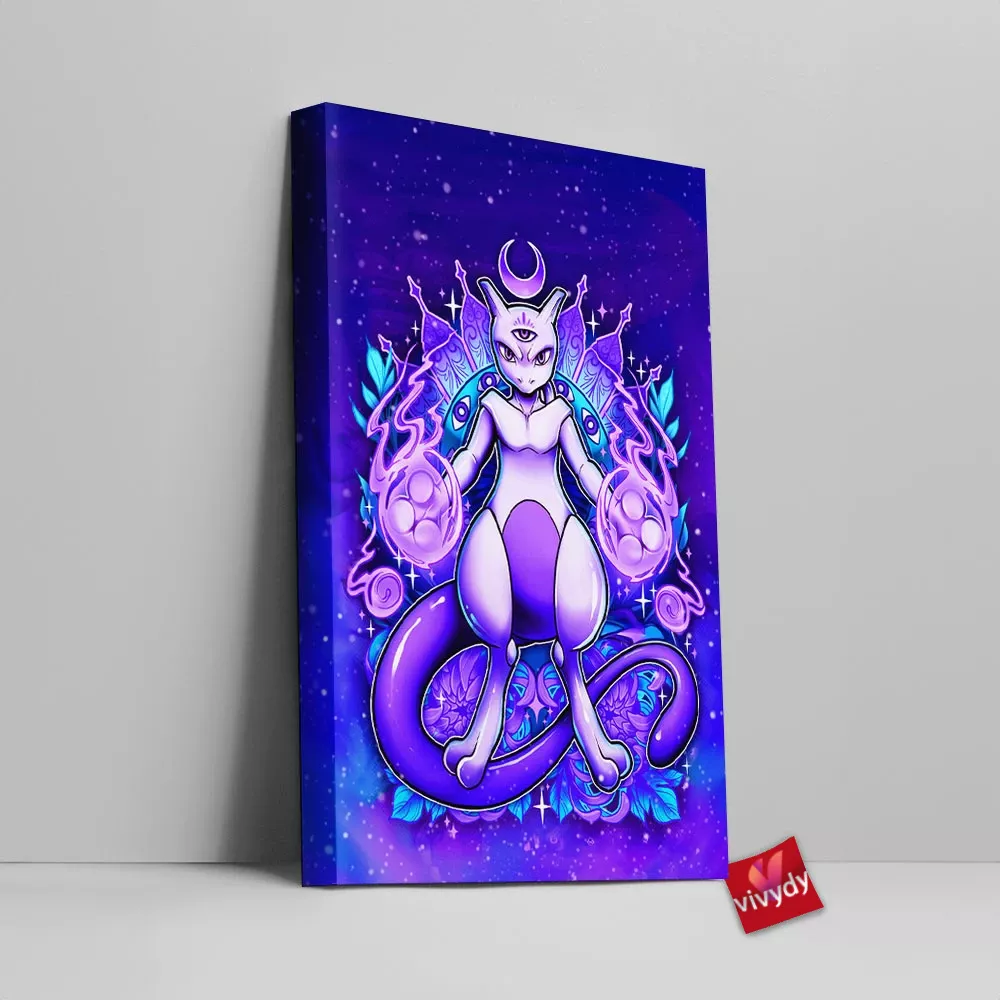 Mewtwo Canvas Wall Art