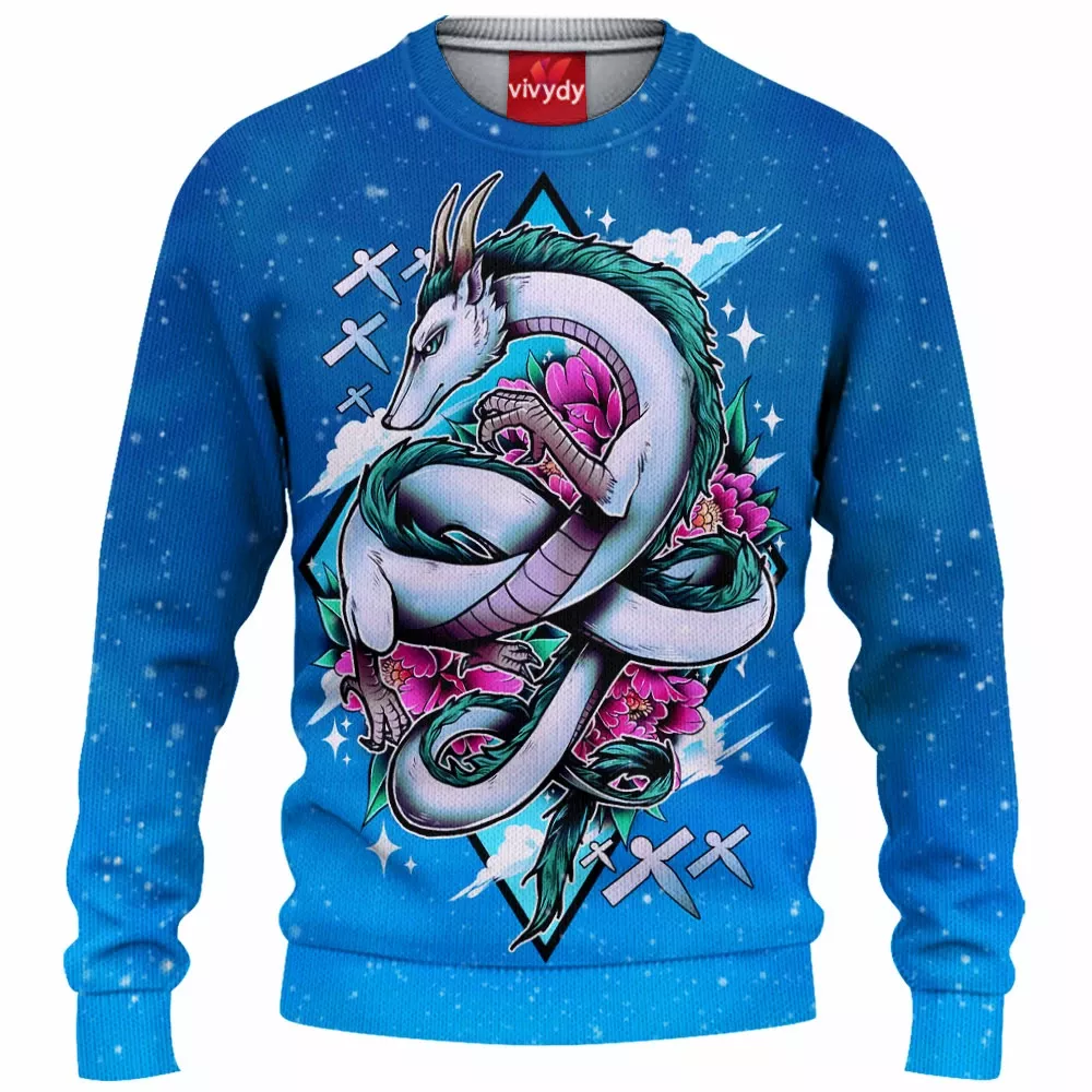 Haku Dragon Knitted Sweater