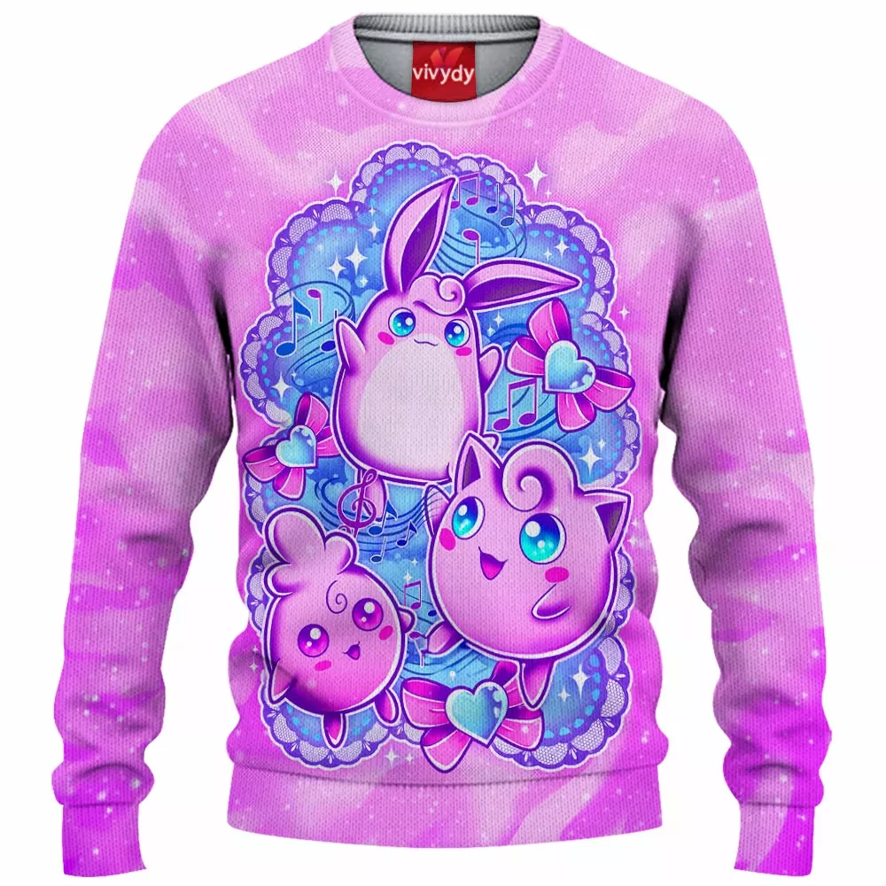 Jiggly Family Knitted Sweater