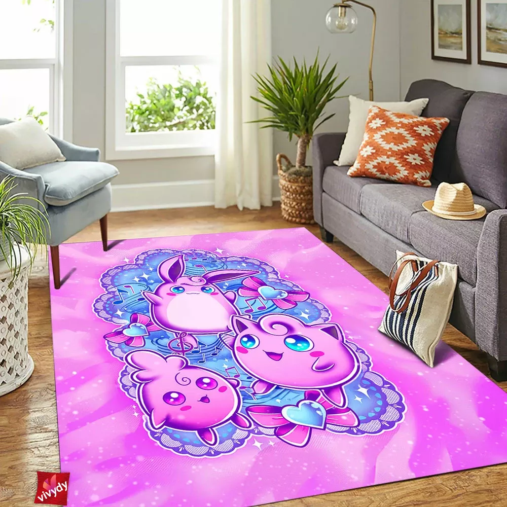 Jiggly Family Rectangle Rug