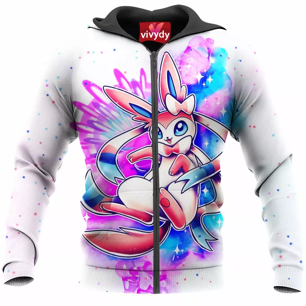 Sylveon Tattoo Zip Hoodie