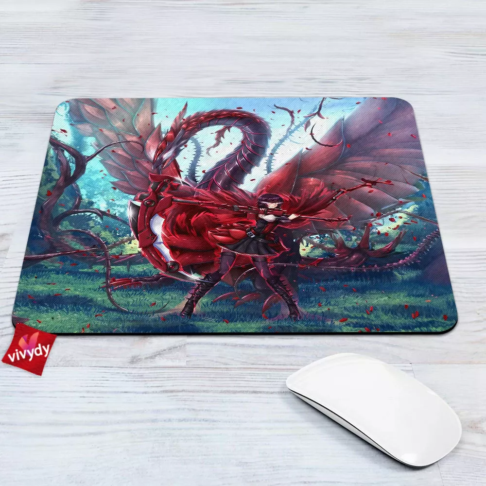 Yugioh Black Rose Dragon Mouse Pad