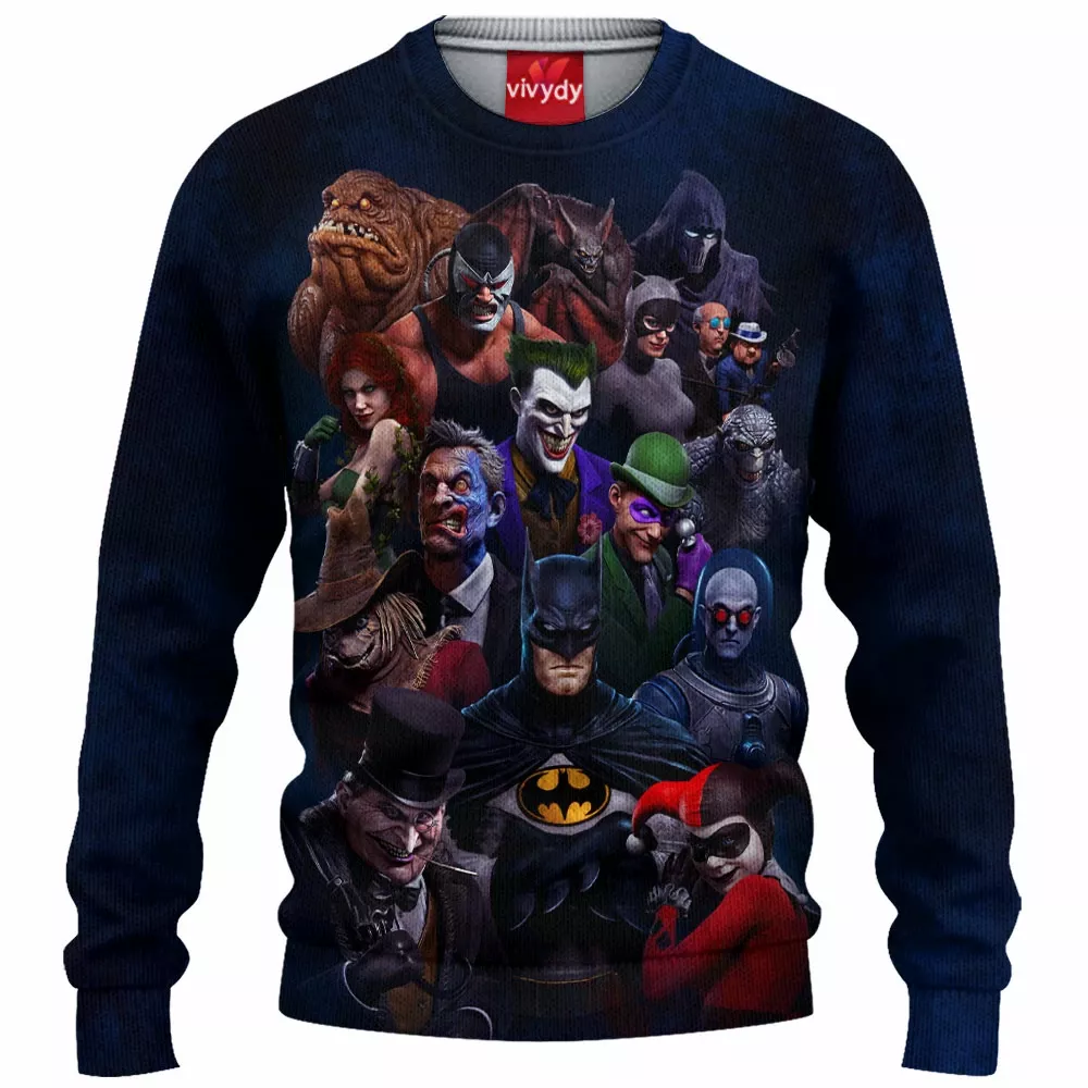 Batman Knitted Sweater