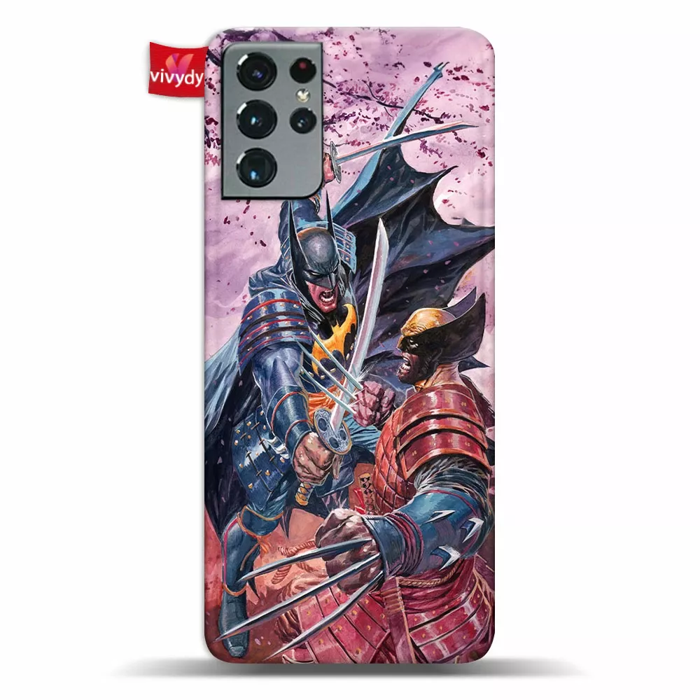 Batman Vs Wolverine Phone Case Samsung