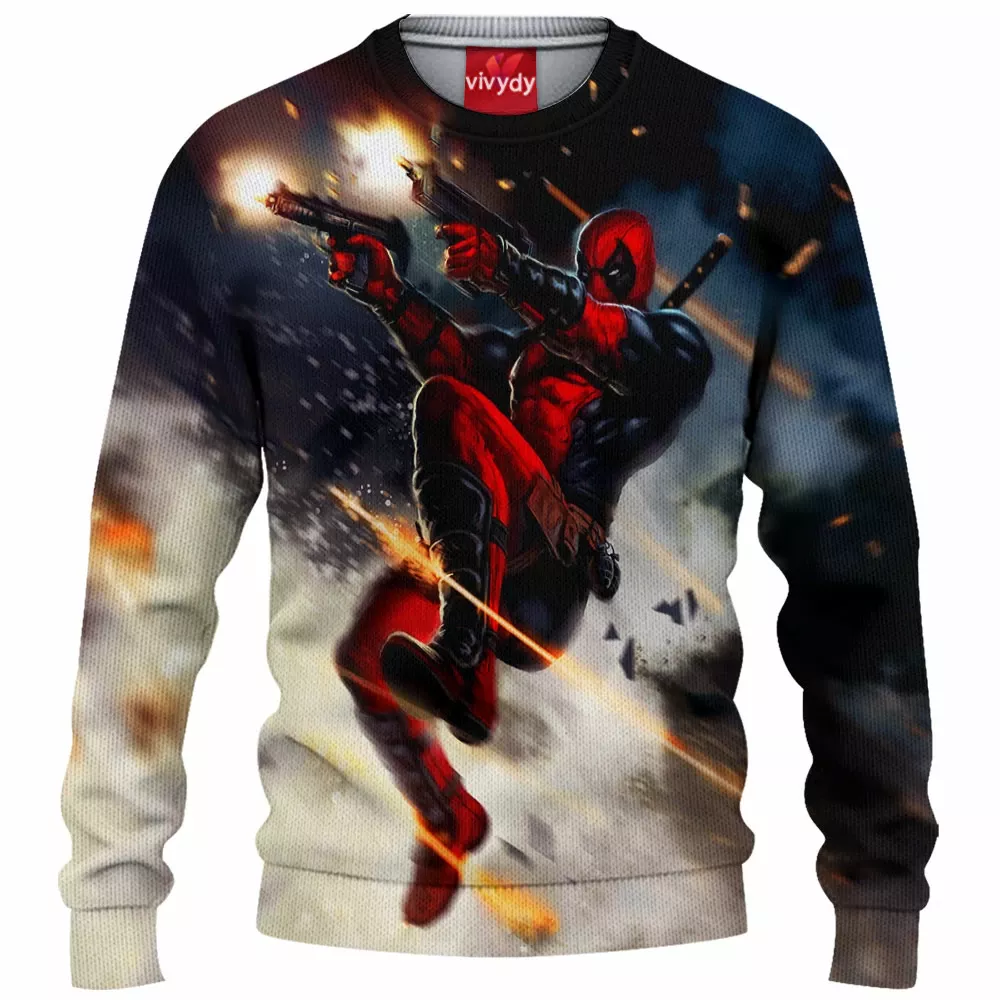 Deadpool Knitted Sweater