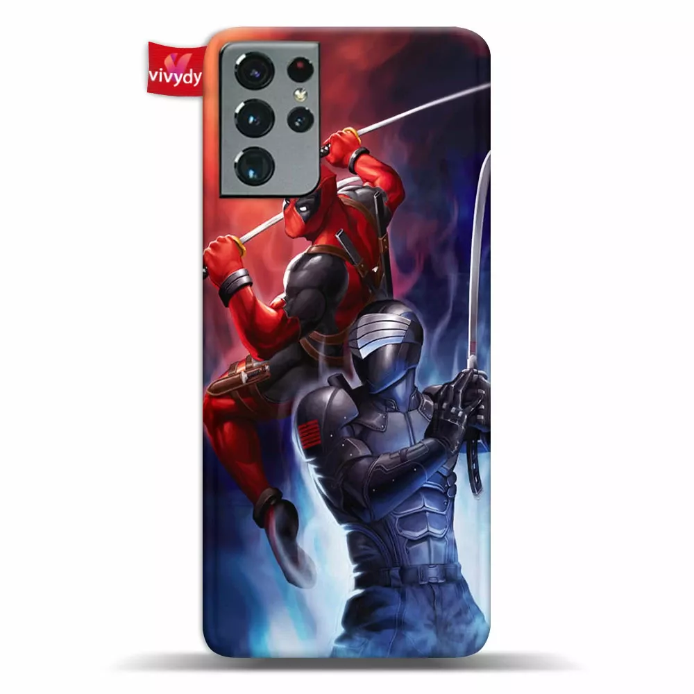 Snake Eyes Vs Deadpool Phone Case Samsung