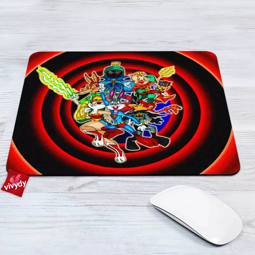 Justice League Looney Tunes Mouse Pad