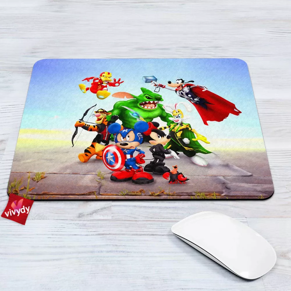 Animated Avengers Mouse Pad