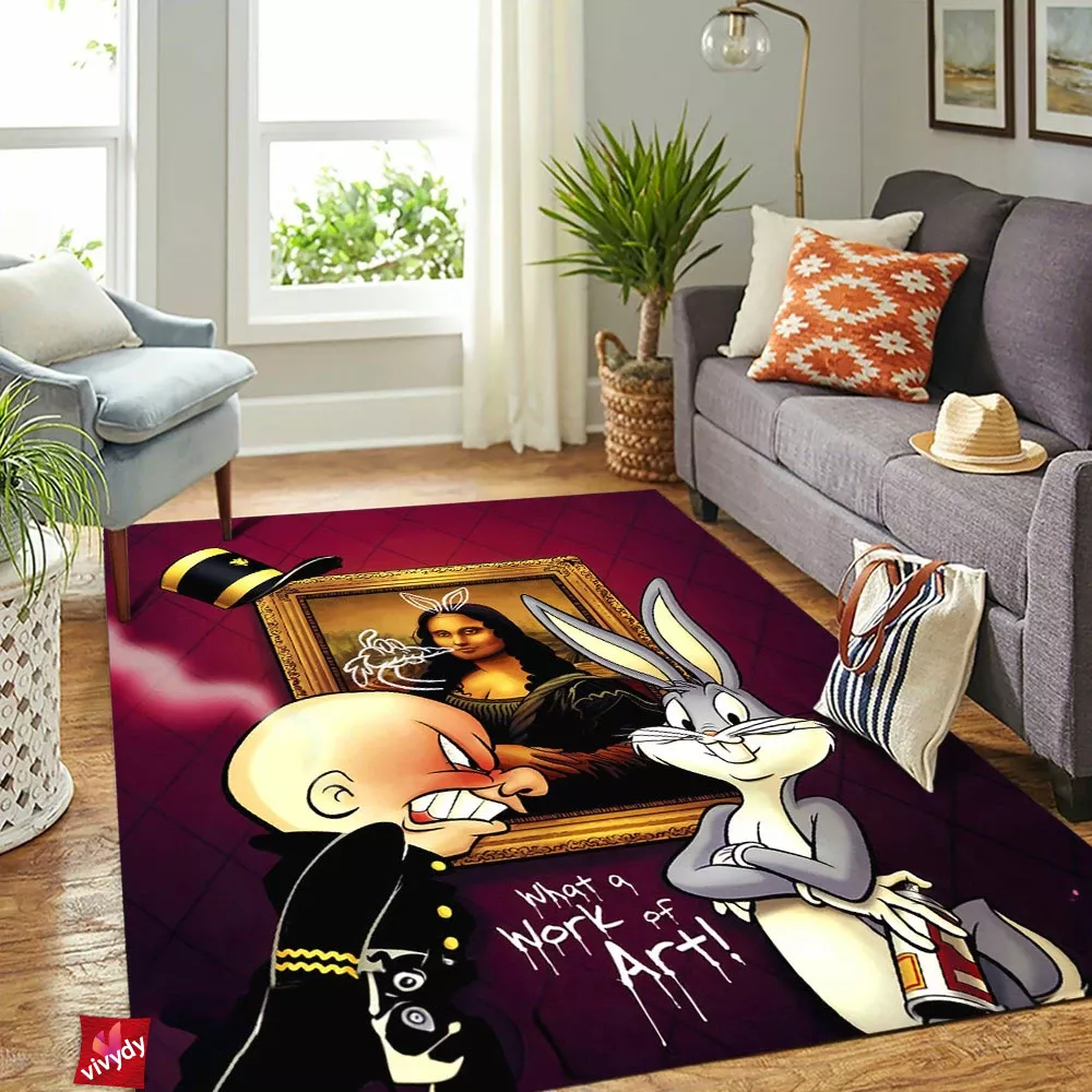 Bugs Bunny Rectangle Rug