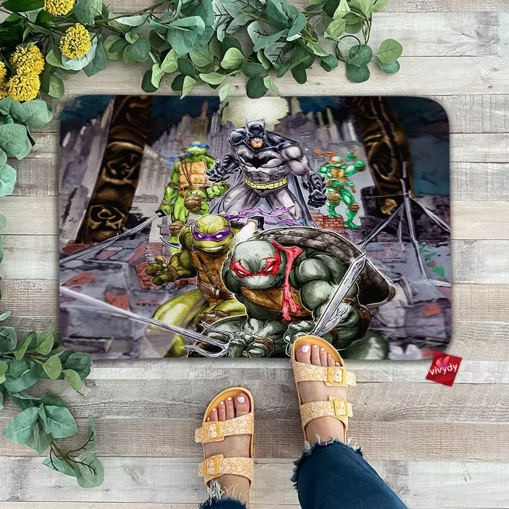 Batman TMNT Doormat