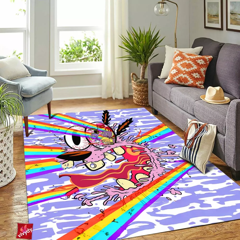 Courage the Cowardly Dog Rectangle Rug