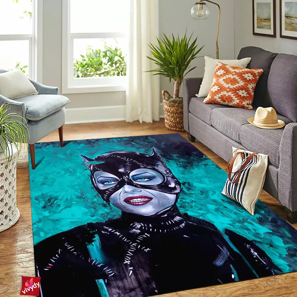 Cat,Meowwoman Rectangle Rug