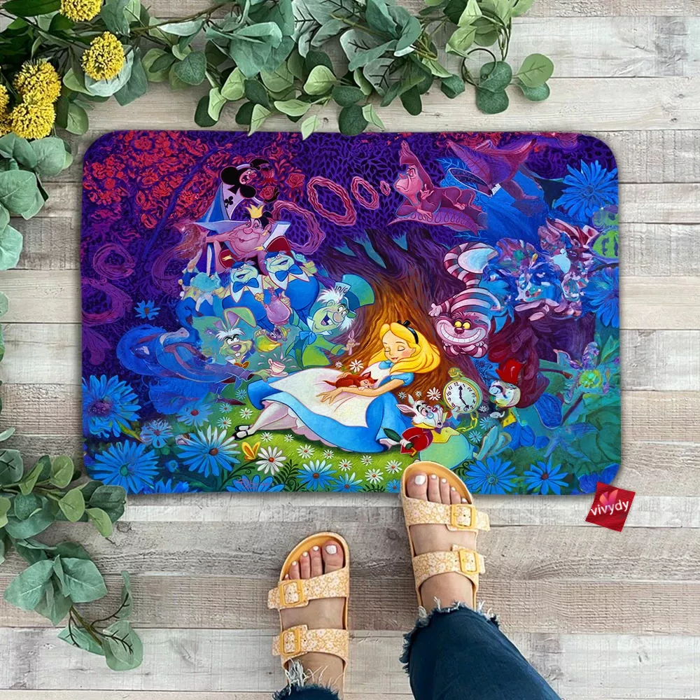 Alice in Wonderland Doormat