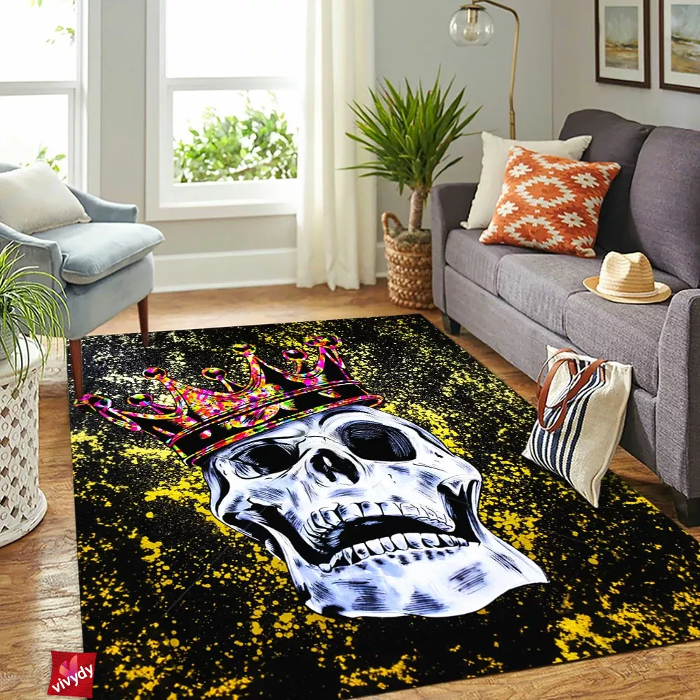 Skull king Rectangle Rug