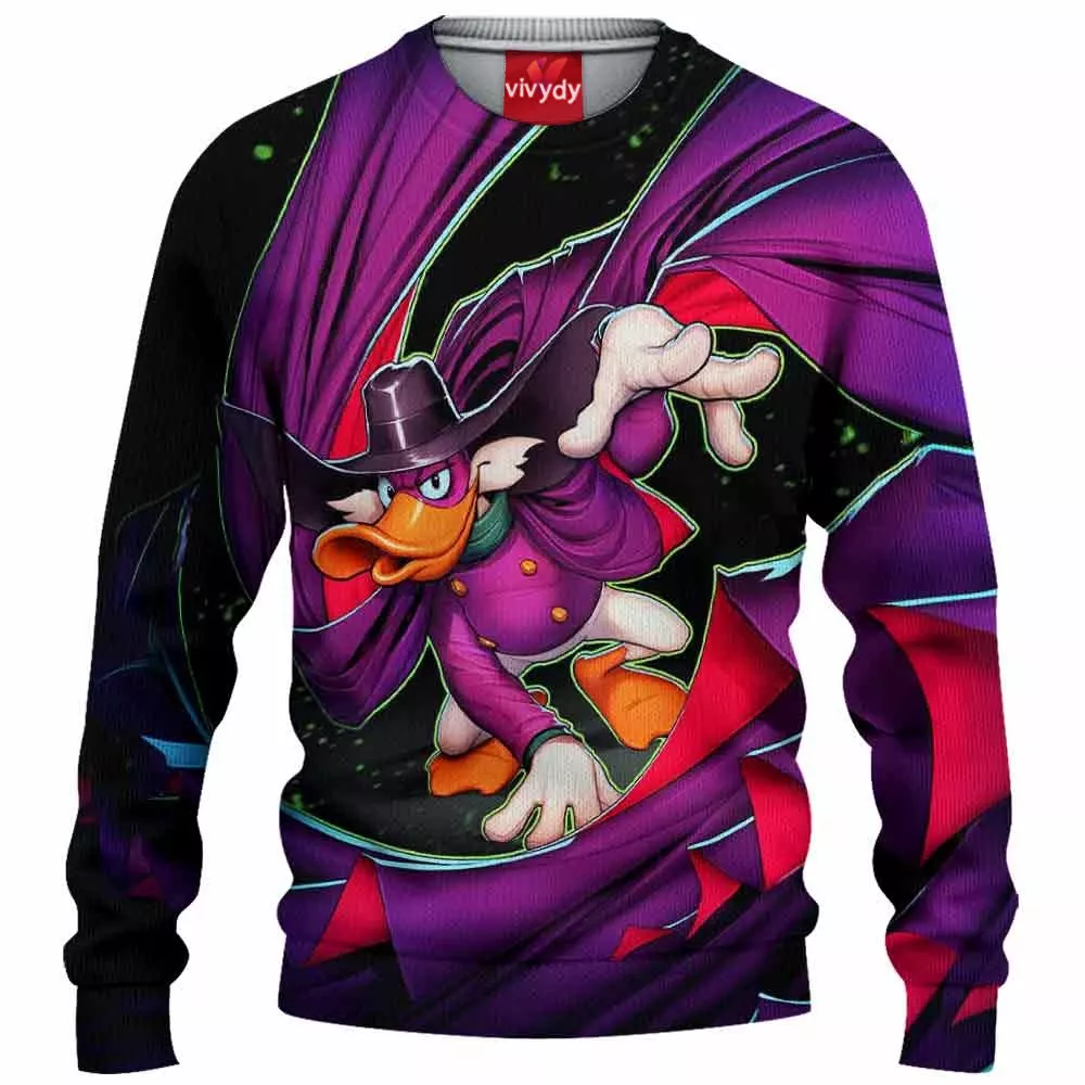 Darkwing Duck Knitted Sweater