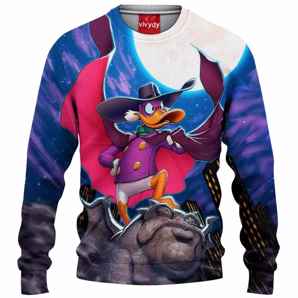 Darkwing Duck Knitted Sweater