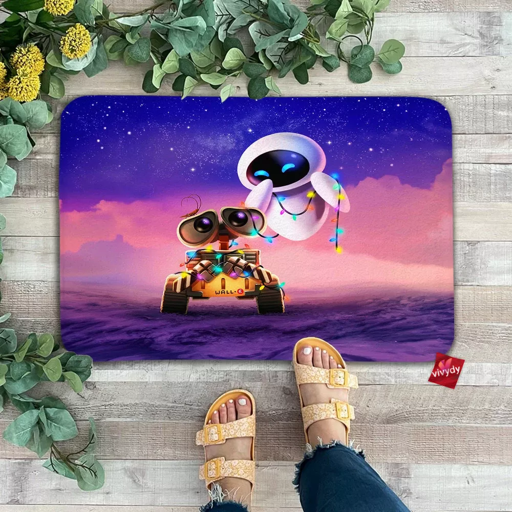 Eve And Wall-e Doormat