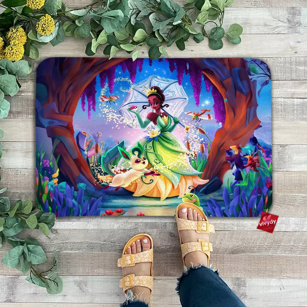 The Princess And The Leafeon Doormat