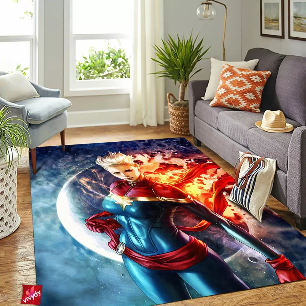 Captain Comic Rectangle Rug