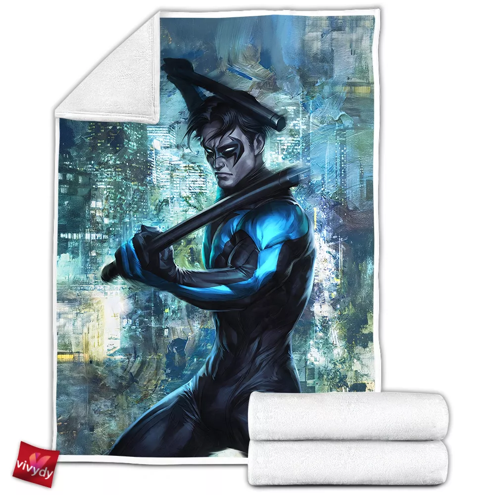 Nightwing Fleece Blanket