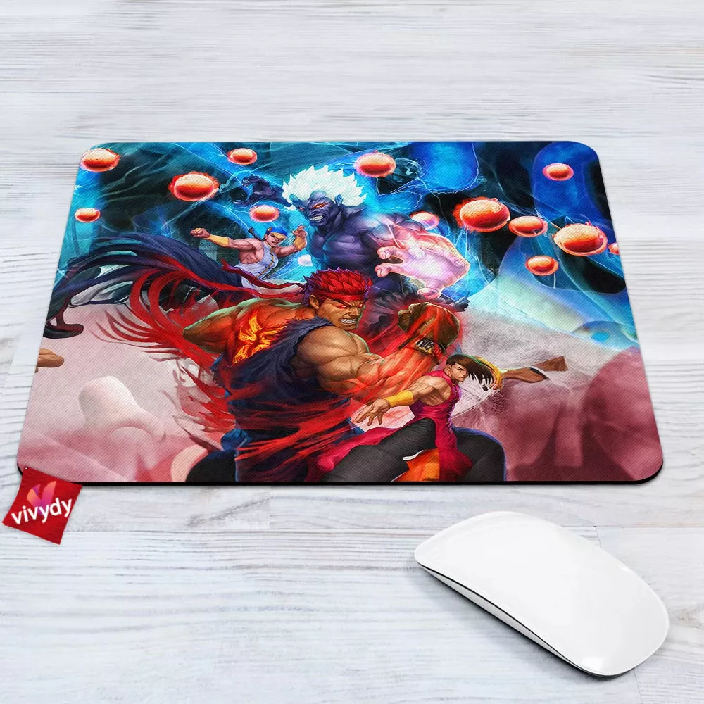 Oni Akuma Vs Evil Ryu Mouse Pad